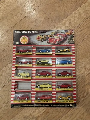 Collectors Lot Of 14 - Joal  1/43 Die Cast Cars Miniatures And Display Spain