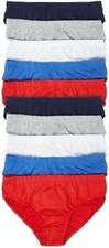 "Pack of 12 Boys Cotton Underwear Briefs Assorted Colors - Comfortable & Durable