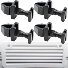 RV Refrigerator Vent Clips for Norcold 617772 Replacement, Quarter Turn Panel Fa