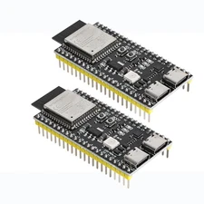 2x ESP32 S3 Development Board WiFi Bluetooth IoT Module, Dual Type-C, Microcontr