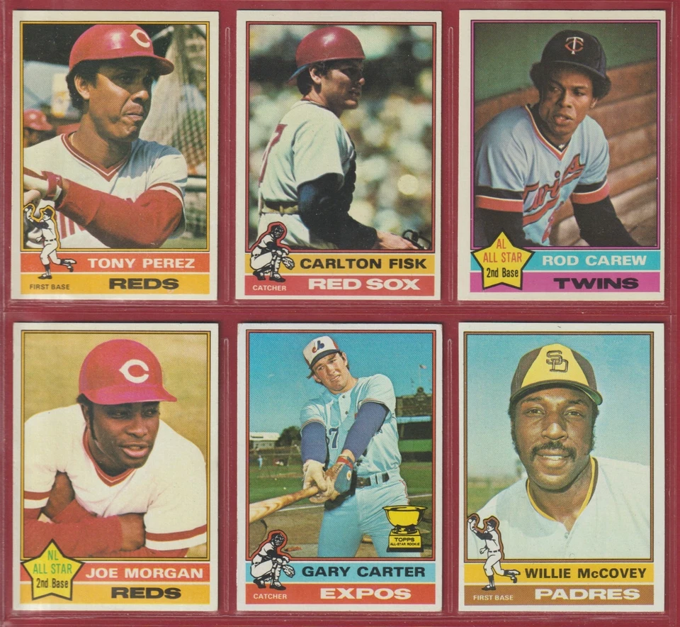 1976 Topps Baseball COMPLETE Set (1 thru 660) - Eckersley Rookie -NICE! - 128🔥⚾ - Image 4 of 4