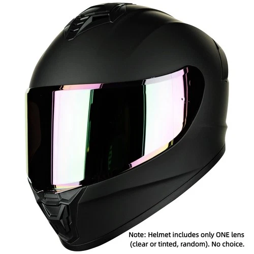 AUBOA Certified Refurbish Full Face Motorcycle Helmet Adult Lightweight DOT T801