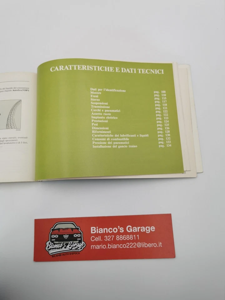 Manuale Lancia Thema uso e manutenzione - Immagine 2 di 4