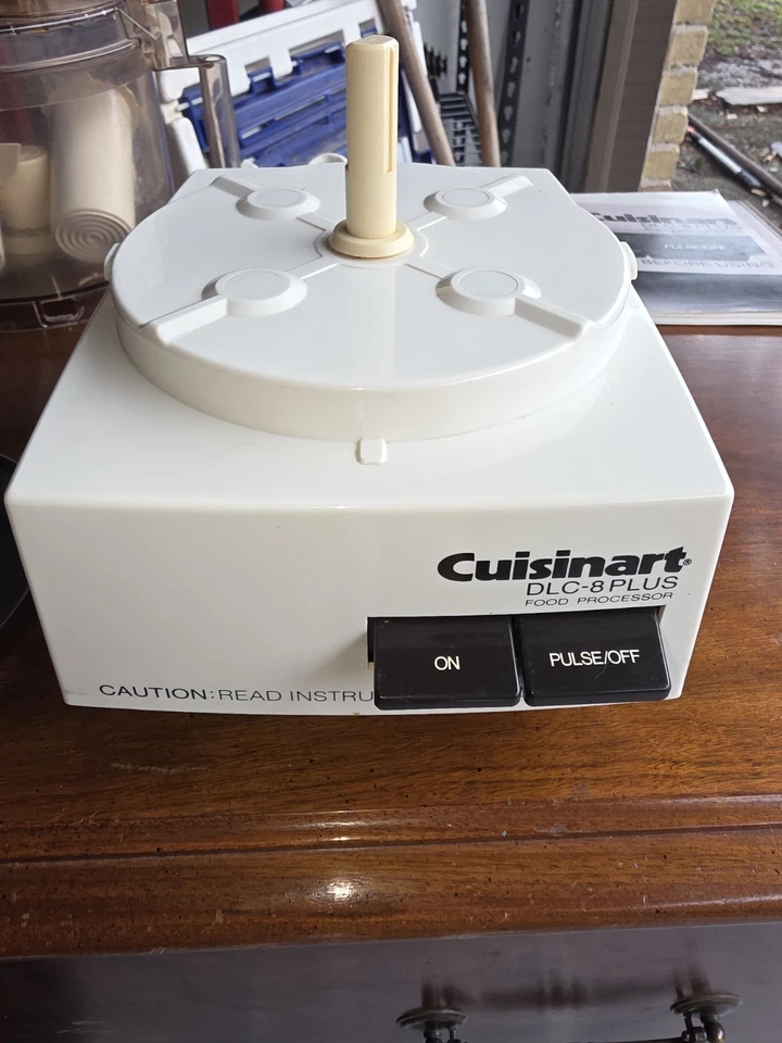 Cuisinart DLC-8 Plus 11 Cup Food Processor w/ Attachments - Beige - Image 2 of 4