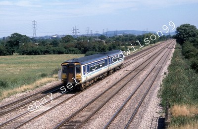 35mm British Railway Dia - BR Class 156 Super Sprinter DMU No. 156405 [U626]