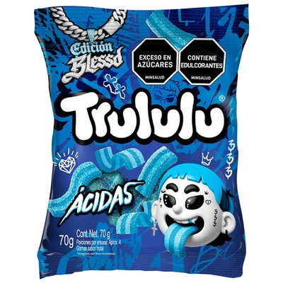 Trululu Blessd Gummy Candy Gomitas Reggaeton Special Edition Sweet Snack - 70g