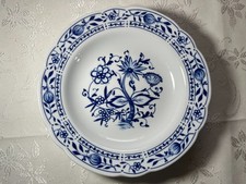 Triptis Zwiebelmuster Porzellan Essteller, Tiefteller, Dm. 22 cm, Tiefe 3.5 cm