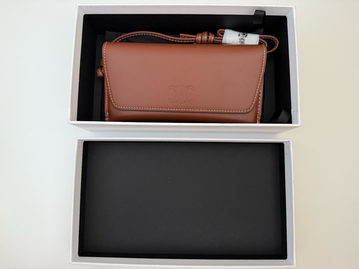 NEW CELINE Authentic Brown Sunglasses Eyeglasses Wristlet 