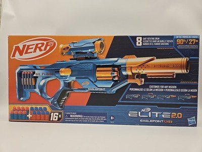 Nerf Elite 2.0 Eaglepoint RD-8 Blaster NEW in Box 16 Darts