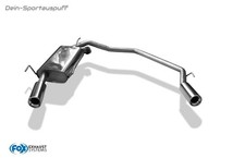 Fox Edelstahl Duplex Racinganlage ab Kat Opel Vectra B je 90mm rund