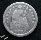 1851-O Seated Liberty Half Dime — photo from another recent sale