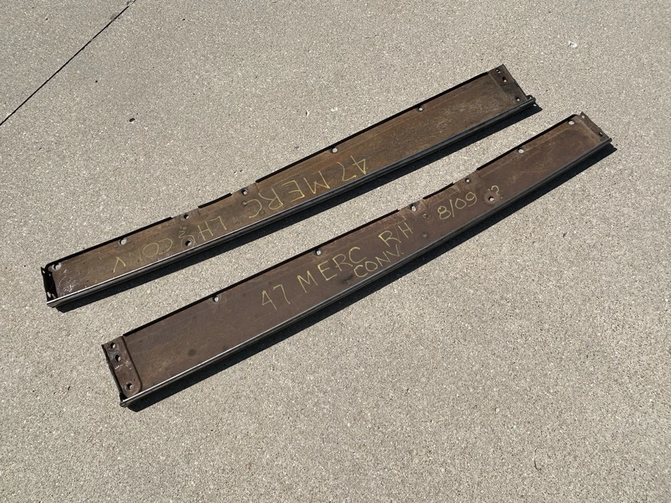 1946 1948 Mercury подножки w отделки пара R & L оригинальный молдинги изящный! - Изображение 3 из 4