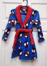 Official Marvel Spidey  His Amazing Friends Toddler Bathrobe Size 2T/3T Warm 