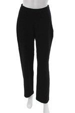 St. John Collection By Marie Gray Women Dress Pants Black Wool Zip Size 6