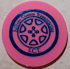 Monticello, New York - Sullivan County Transpotation S.C.T Token NY 590 F