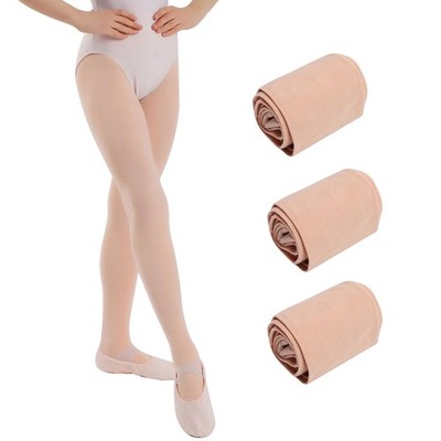 3 Paar 80D Ballettstrumpfhose mit Fuß Elastische Strumpfhose Mädchen