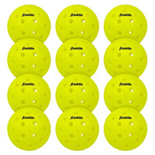Franklin Sports X40 Pickleballs Vellum Box - 12 Pack: Polyethylene Shell for