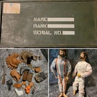 VINTAGE 1964 GI Joe Figure x2 Lot Clothes Accessories Wooden Foot Locker Bundle