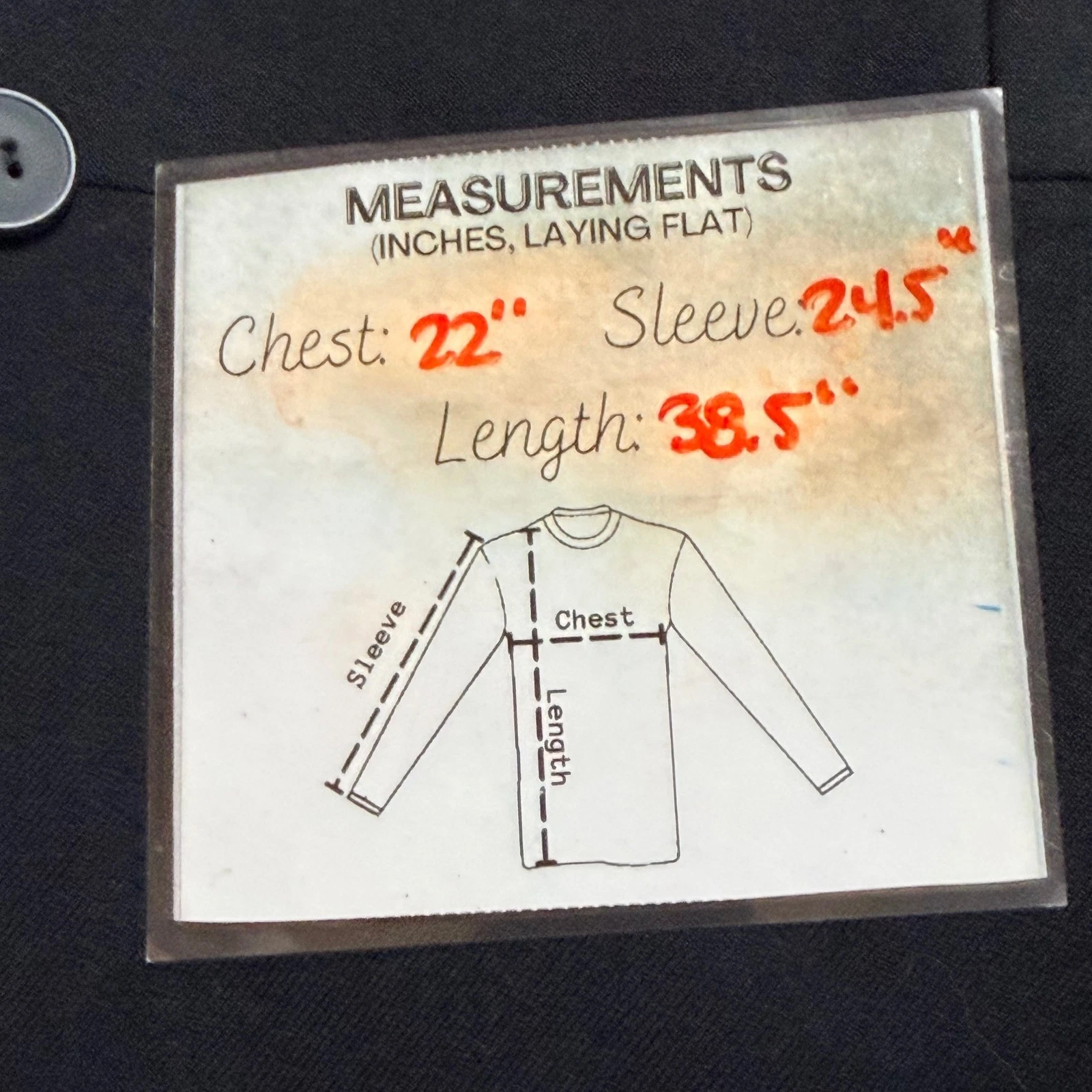 Wah Maker Frontier Clothing Men Black Wool Blend Frock Coat Jacket 40 538489 USA - product detail image 8