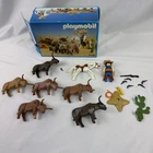 Vintage Playmobil Cowboy Wrangler Cattle herder 3749 set complete