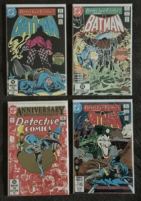 Detective Comics Batman Killer Croc Batgirl Robin Joker Book Lot (4)