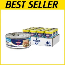 Swanson White Premium Chunk Chicken Breast – 4.5 oz Can, Pack of 4 – Gluten Free