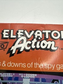 Nintendo NES Hangtab 5-Screw Elevator Action Game, Complete in Box, Tested