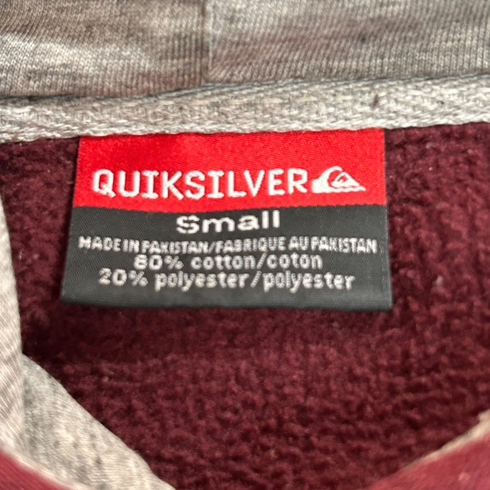 Sudadera con capucha gráfica Quiksilver para hombre pequeña patinadora Y2K Foto 3 de 4