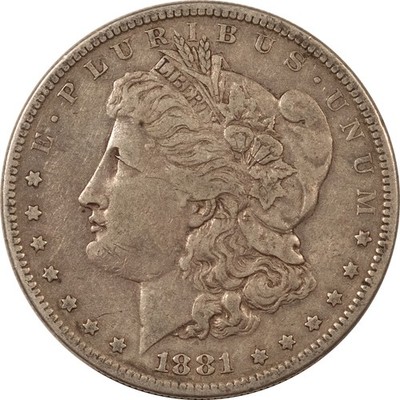 1881-S $1 MORGAN DOLLAR - HIGH GRADE CIRCULATED EXAMPLE!