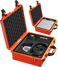 Orange Starlink Mini Case, Hard Waterproof Travel Case for Star Link Mini with M