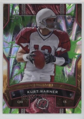 2024 Topps Resurgence Lime Green Power Surge Refractor /15 Kurt Warner HOF 07qw
