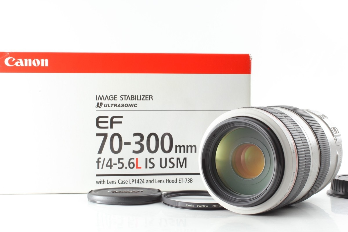 Almost Unused in box】 Canon EF 70-300mm f/4-5.6 L IS USM Zoom