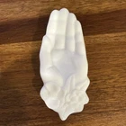 Vintage Avon Hand Dish White Milk Glass Hand