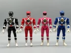 LOT 4 MMPR 8" 1993 Mighty Morphin Power Rangers figure Vintage set Bandai Red