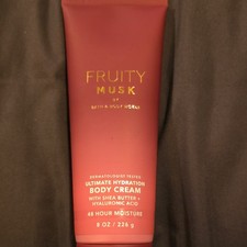 Bath  Body Works Fruity Musk Ultimate Hydration Body Cream Shea 8 oz