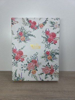 Wedding Planner NEW IN BOX Hardcover Spiral-Bound WHITE & FLOWERS