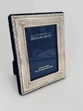 Sterling Silver Picture Frame Sheffield 1990 RC Handmade England 3.5" x 2.5"
