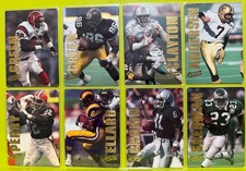 1993  Action Packed NFL 8 Card Lot Green Clayton Andersen Perry Ellard