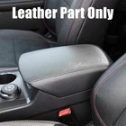 Fits 11-18 Ford Explorer Black Leather Center Console Lid Armrest Cover