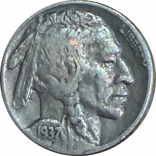 1937 5C Buffalo Nickel