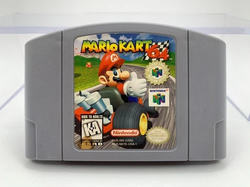 MARIO KART 64 Nintendo 64 N64  ~Authentic, Cleaned & Tested~ N64A0005