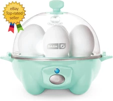Rapid Egg Cooker: 6 Egg Capacity Electric Egg Cooker for Hard Boiled Eggs 
