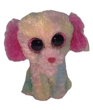 Ty Beanie Boo - LOVESY the Dog 6" (Justice Exclusive) NEW  Glitter Eyes