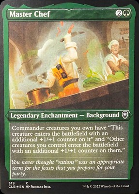 Master Chef (Folienätzt) [Commander Legends: Battle for Baldur's Gate]