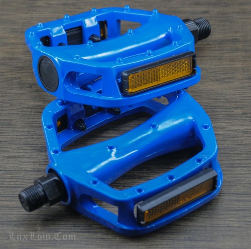 Old School BMX Bike 9/16" Platform PEDALS Fixed Gear Track MTB Cruiser Bicycle - Picture 15 of 48