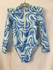 NWT Wonder Nation Swimsuit 1pc Toddler Girls UPF 50 Rash Guard U pick