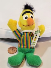 1999 Kellogg  s Sesame Street Mini Beans BERT Plush Toy
