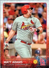 2015 Topps #372 Matt Adams St. Louis Cardinals