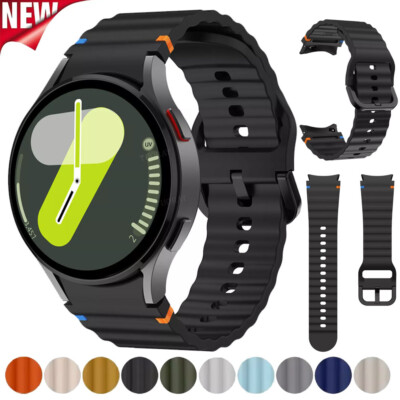 Silikon Armband für Samsung Galaxy Watch 7/6/6 Classic 5/5 Pro/Watch4/4 Classic