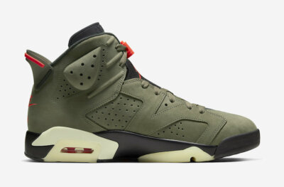 Nike MEN'S Air Jordan 6 VI Retro SP TRAVIS SCOTT CACTUS JACK SIZE